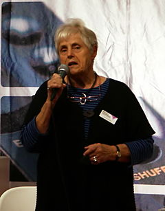 Elsie Johansson på Bok- & Biblioteksmässan i Göteborg 2008.