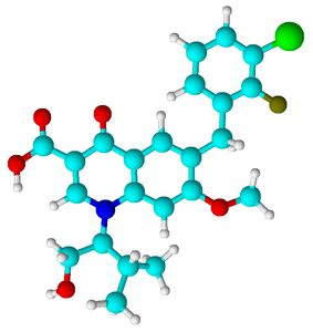 Representação da estrutura química