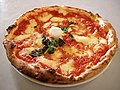 Eine Margherita aus Neapel in Italien