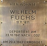 Memorial stone for Wilhelm Fuchs.JPG