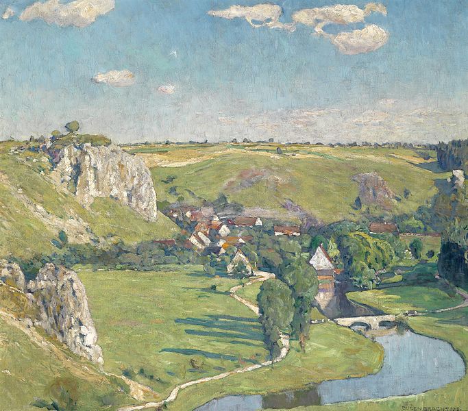 File:Eugen Bracht Schwäbisches Dorf 1918.jpg