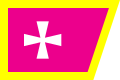 Flagge der Rajon Jahotyn in der Oblast Kiew