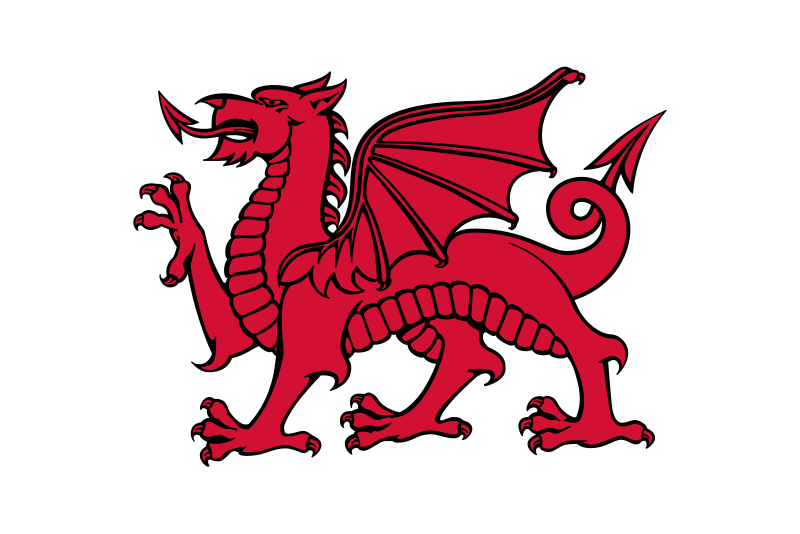 Soubor:Flag of Wales without Green.svg