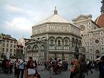 Baptisteriet i Florens i Italien