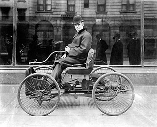 <span class="mw-page-title-main">Ford Quadricycle</span> First automobile developed by American industrialist Henry Ford (1896)