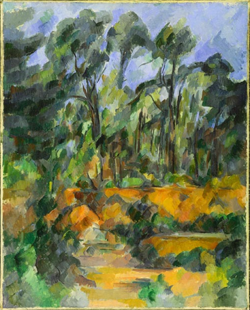 Pădure (pictură de Cézanne)