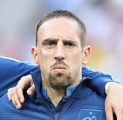 Boulogne-born footballer Franck Ribéry.