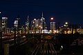 * Nomination: Frankfurt am Main main station from Camberger Brücke at night --GPSLeo 19:55, 14 January 2021 (UTC) * Review IMO, they all need denoising first, then I would consider to downscale and sharpen them. The composition is fine :) --Tesla Delacroix 15:21, 15 January 2021 (UTC)  I withdraw my nomination I will nominate other versions. --~~~~