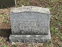 Scott's funeral monument in Mount Royal Cemetery