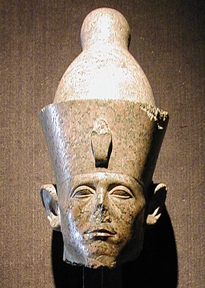 Statue head of Senusret III