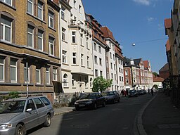 Gartenstraße in Osten