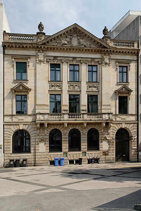 Gebaeude Schadowplatz 14 in Duesseldorf Stadtmitte, von Westen