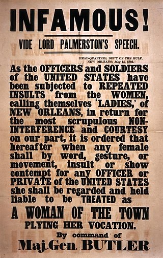 <span class="mw-page-title-main">General Order No. 28</span> American Civil War military decree in New Orleans