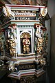 English: Gerlev church, near Slagelse, Denmark. Pulpit. Detail.