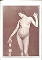 P 1957. Nudo femminile con fiori. / Female nude with flowers. Cm 13x18. (Duplicate number).