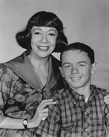 With Billy Booth in the NBC comedy series Grindl, circa 1964.