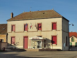 The town hall in Gron