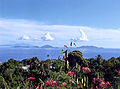 As îles des Saintes vistas desde Guadalupe