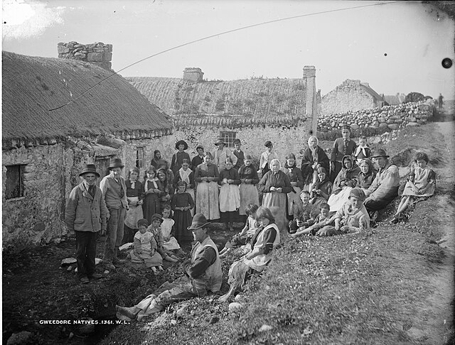 Gweedore natives pictured here in Magheraclogher in 1865