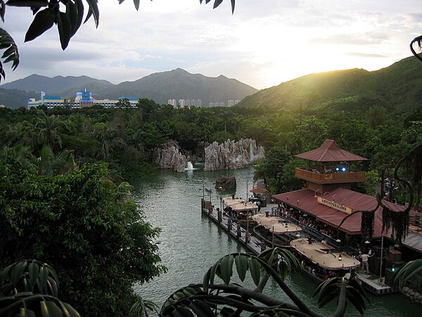 Jungle River Cruise at Hong Kong Disneyland