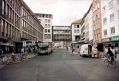 Blick in die obere Wahmstraße (1992)