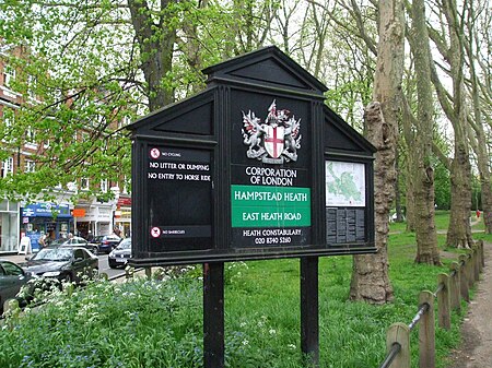 Hampstead Heath entrance south