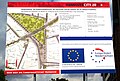 Deutsch: Hannover Citiy 2020 +; eine von zwei Infotafeln zur Umgestaltung im Bereich Klagesmarktkreisel, Goseriede und St. Nikolai Friedhof ...