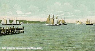 Hafen von Salem im Jahr 1907