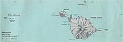 Mapa Wysp Heard i McDonalda
