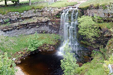 Hell Gill Force, at the start of the river Eden, Mallerstang.