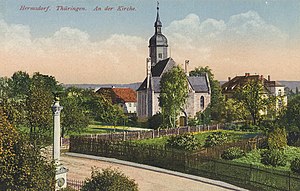 Hermsdorf i. Thür., Thüringen - Kirche (Zeno Ansichtskarten).jpg