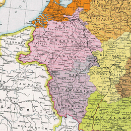 Ducato di Lorena - Localizzazione