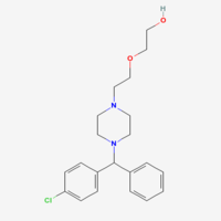 Estrutura química de Hidroxizina