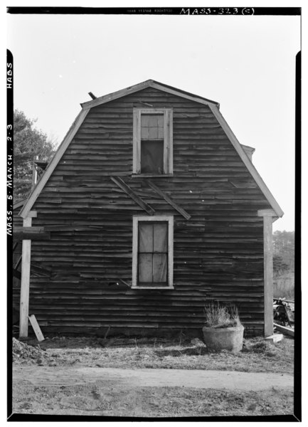 File:Historic American Buildings Survey Frank O. Branzetti, Photographer Dec. 24, 1940 (c) EXT.- SIDE ELEVATION, LOOKING EAST - Ma'm Lee Cottage, 39 Forest Street, Manchester, Essex HABS MASS,5-MANCH,2-3.tif