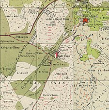 Historical map series for the area of Kafr 'Inan (1940s).jpg