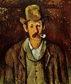 《抽烟斗的人》（Man with a Pipe），约1892，73 x 60 cm，科陶德艺术学院