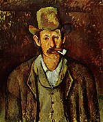 Man with a pipe, av Paul Cézanne, Institut Courtauld.jpg