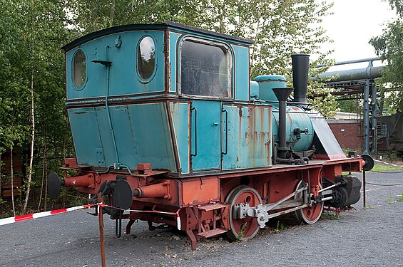 local railway - coking plant "Hansa" Dortmund, Germany