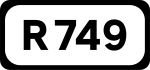 R749 Straßenschild}}