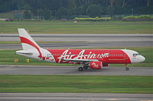 The Airbus A320 of the Indonesia AirAsia Flight 8501 en route from Surabaya, Indonesia, to Singapore with 162 passengers and crews on board has reported missing from radar on 28 December and found crashed in Karimata Strait near Kalimantan, Indonesia, on 30 December. Indonesia AirAsia Airbus A320-216; PK-AXC@SIN;07.08.2011 617eo (6068918367).jpg