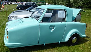 Invacar Small single-seater vehicle designed for use by disabled drivers