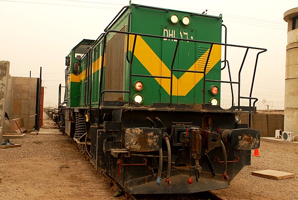 Image: Iraqi Railroad locomotive