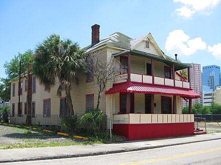Jackson Rooming House in Tampa, accommodated African-Americans during the era of racial segregation in Central Florida. The hotel played host to prominent figures such as Count Basie, Cab Calloway, James Brown, Ella Fitzgerald, and Ray Charles.
