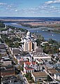 Ein Blick über die Hauptstadt Jefferson City