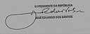 Signatur af José Eduardo dos Santos