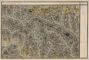 Lunca Bradului în Harta Iosefină a Transilvaniei, 1769-73