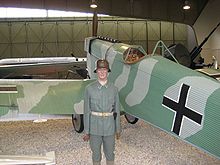 Vista posteriore dello Junkers D.I (J9).