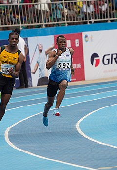 Karabo Mothibi aus Botswana bei den Afrikanischen Leichtathletik-Meisterschaften 2018.jpg