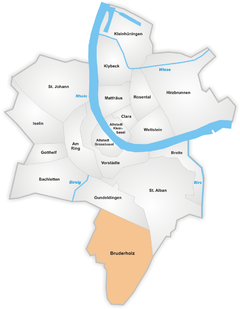 Bruderholz plattegrond