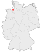 Lokasi Bremerhaven di Jerman